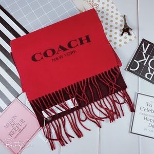 Authentic Coach wool scarf